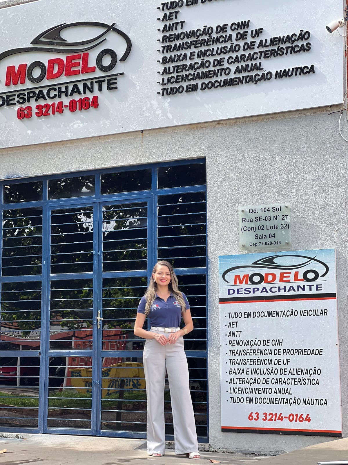 Despachante Modelo em Palmas-TO
